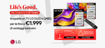 Promo: LG TV: fino a 1999€ di vantaggi esclusivi